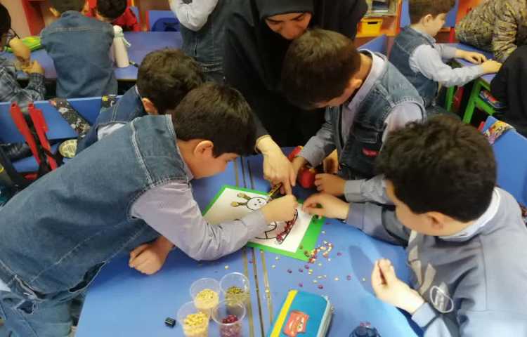 تابلو حبوبات هفته ملی علوم