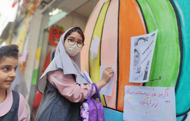 تبلیغات کاندیدای شورای دانش آموزی و Hs 34