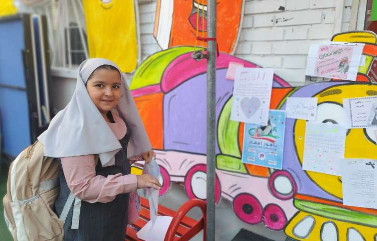 تبلیغات کاندیدای شورای دانش آموزی و Hs 43