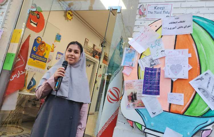 تبلیغات کاندیدای شورای دانش آموزی و Hs 8