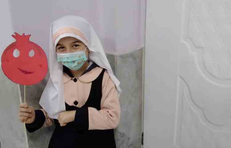 تثبیت نشانه ی اَ با کاردستی انار 3