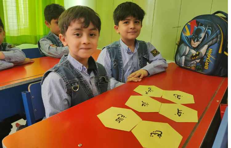 تثبیت کلمات با بازی حافظه ی دیداری 3