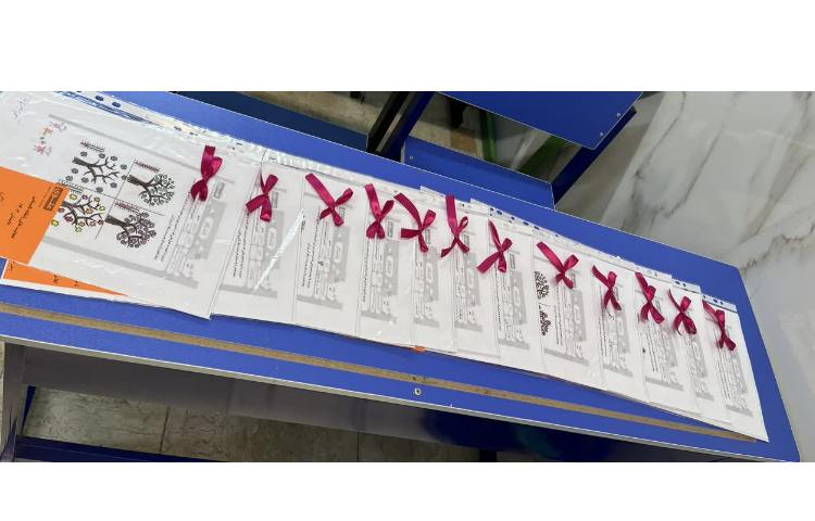 تحویل کاربرگ های تابستانی به دانش آموزان 3