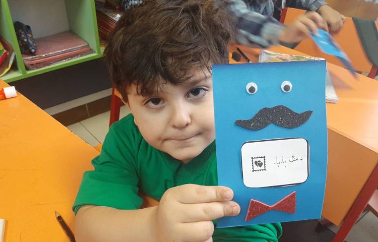 :تدریس اولین کلمه (ب مثل بابا)