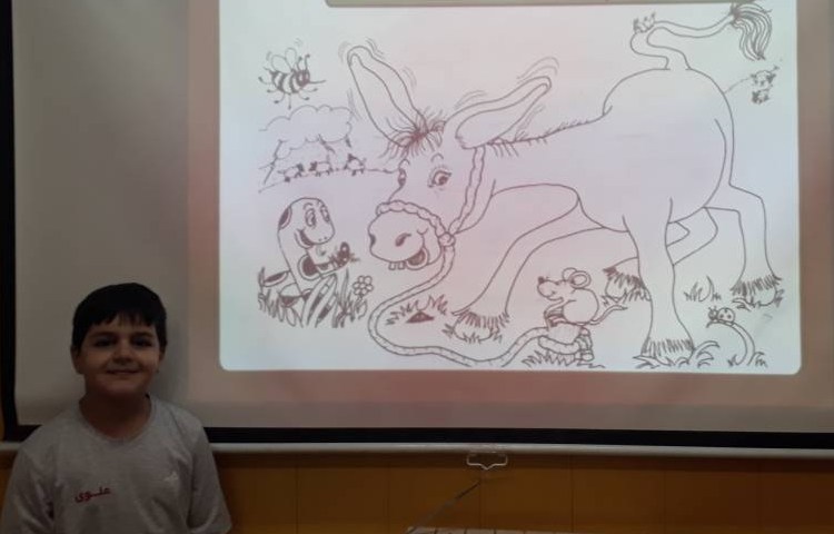 :تدریس حرف ee و گفتن و شناخت حیوانات توسط دانش آموزان 2