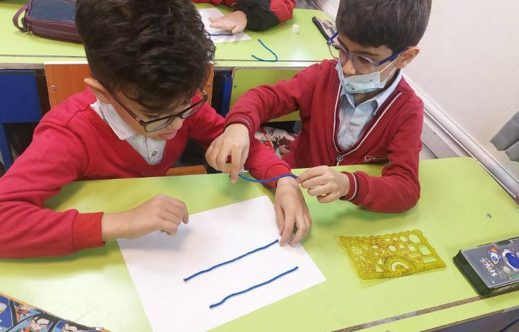 تدریس خط ، نیم خط ، پاره خط 3