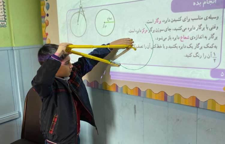 تدریس دایره درس ریاضی 3