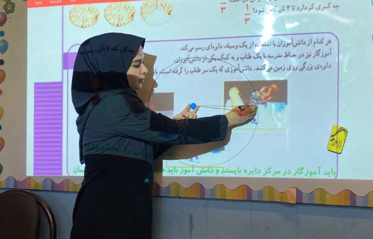 تدریس دایره درس ریاضی 5