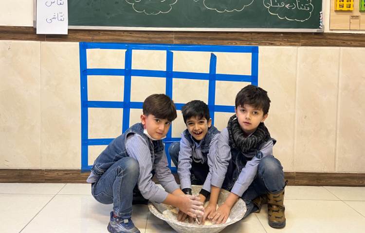 تدریس درس تشدید با نمایش کلمات 2