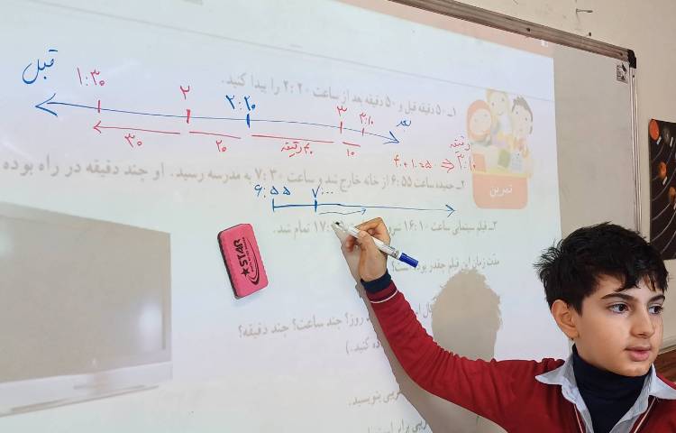 تدریس درس ریاضی اندازه گیری طول 1