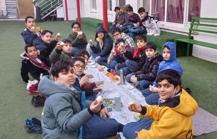 تدریس درس سلول همراه با صبحانه 2