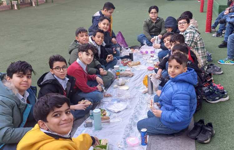 تدریس درس سلول همراه با صبحانه 3