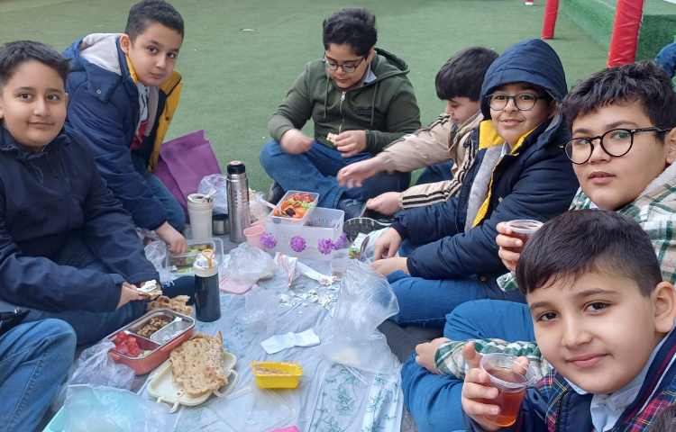 تدریس درس سلول همراه با صبحانه 5