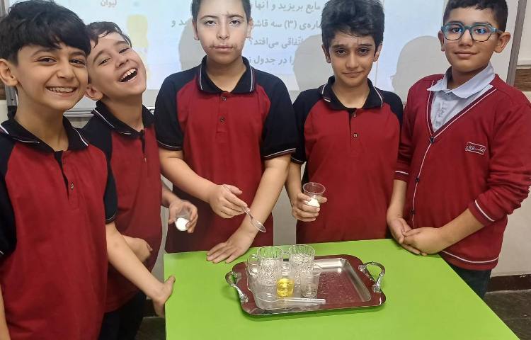 تدریس درس مخلوط و محلول 3