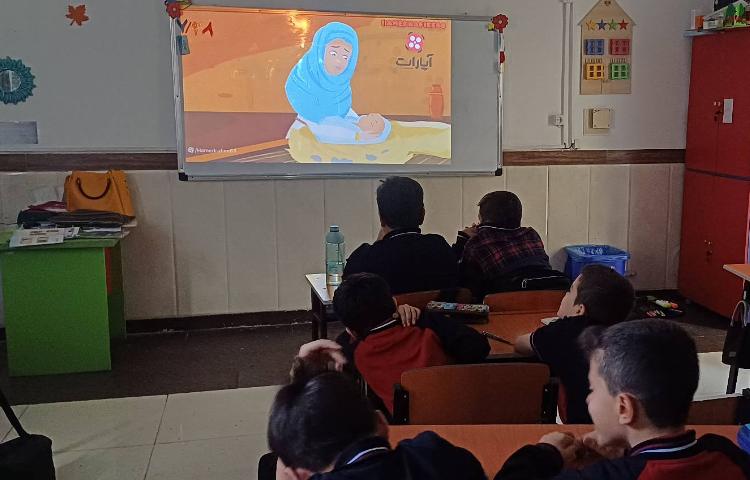 تدریس درس کودکی بر آب 5