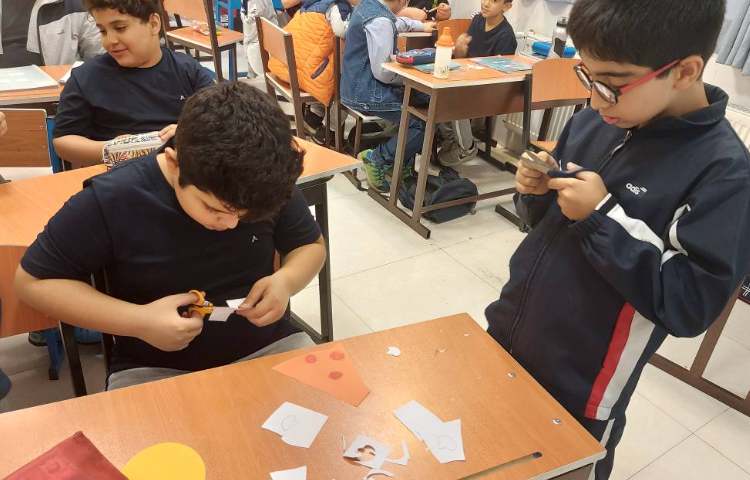 تدریس دستور پخت پیتزا به انگلیسی و انجام فعالیت گروهی 2