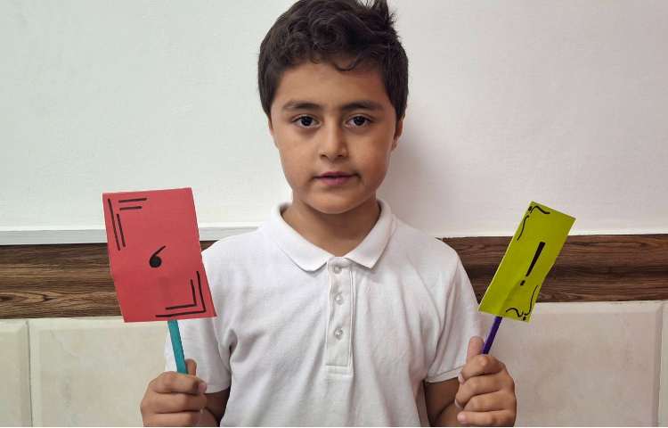 تدریس ستایش فارسی چهارم و مرور نقش علائم نگارشی 5