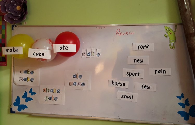 تدریس صدای a-e .... کلاس اول خانم اختریان 1