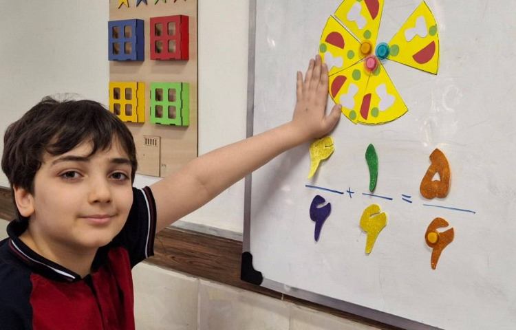 تدریس فصل دوم کسر (جمع و‌تفریق کسر 1