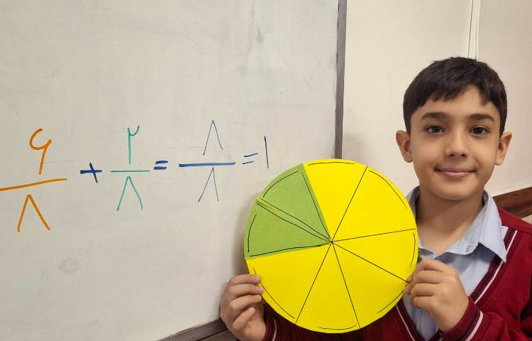 تدریس فصل دوم کسر (جمع و‌تفریق کسر 3