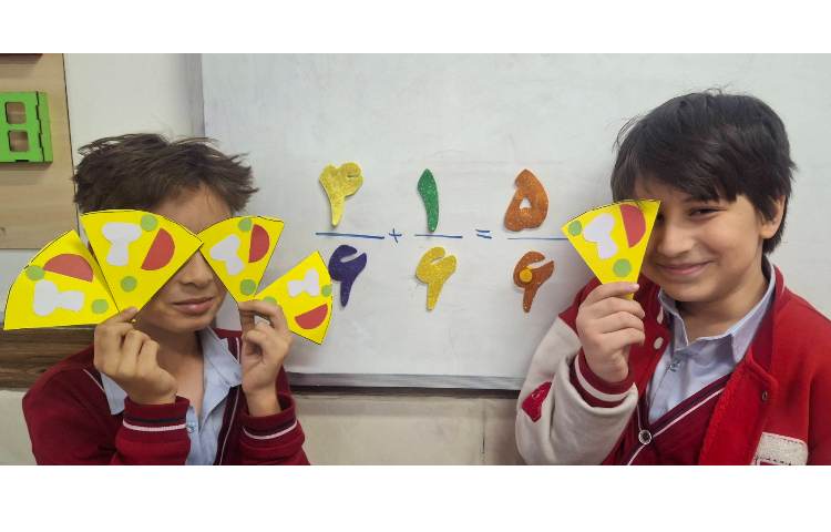 تدریس فصل دوم کسر (جمع و‌تفریق کسر 4