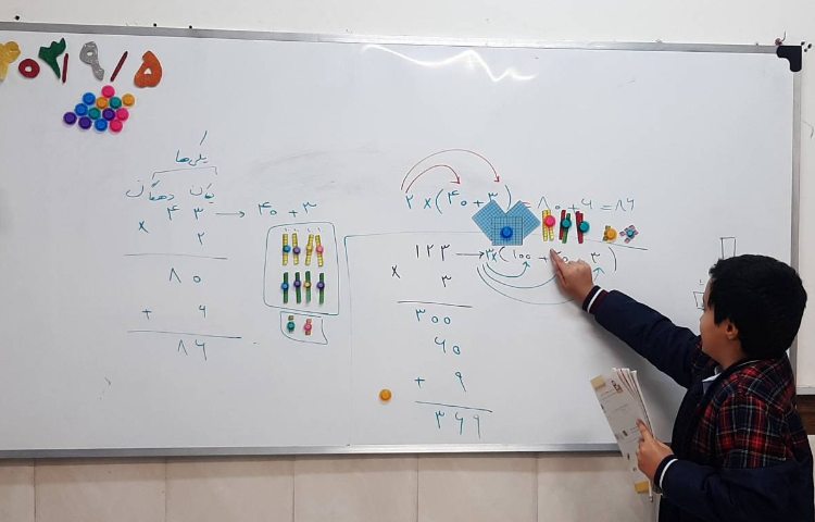 تدریس فصل سوم ریاضی ( ضرب )