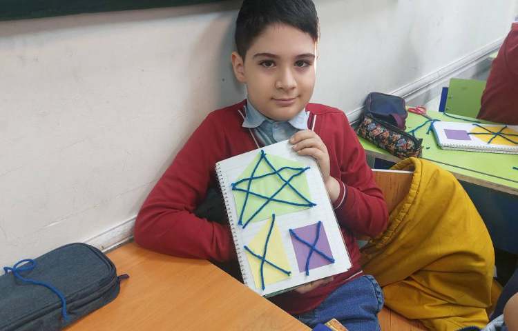 تدریس قطر اشکال هندسی 7