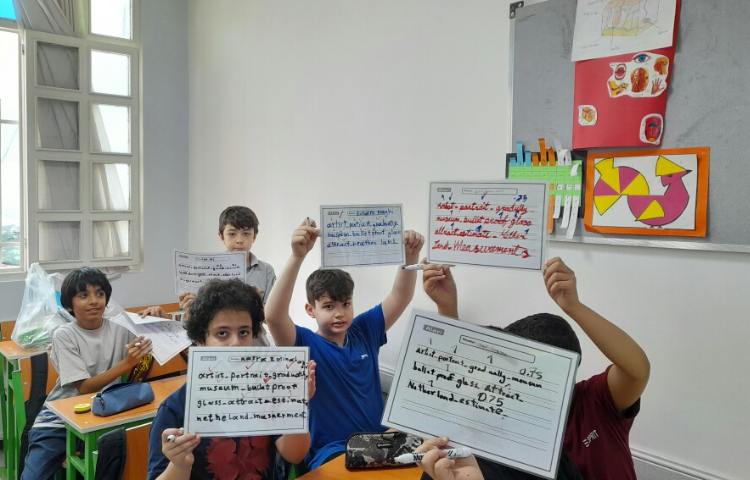 تدریس لغات درس و نوشتن املاء 5