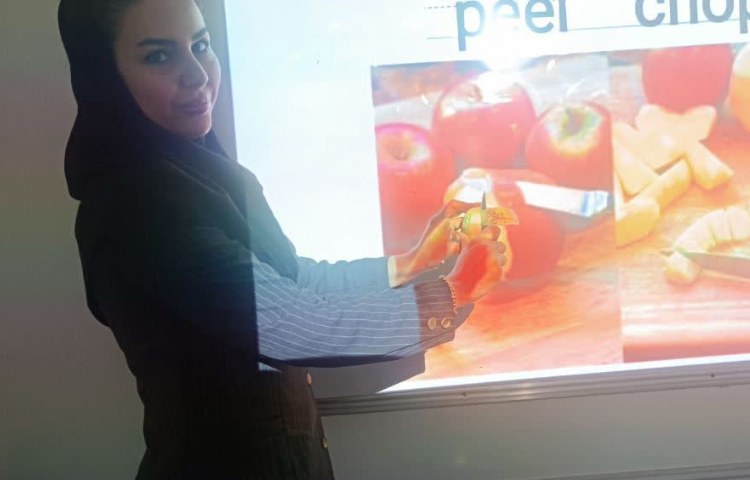 تدریس مراحل درست کردن پیتزا 2