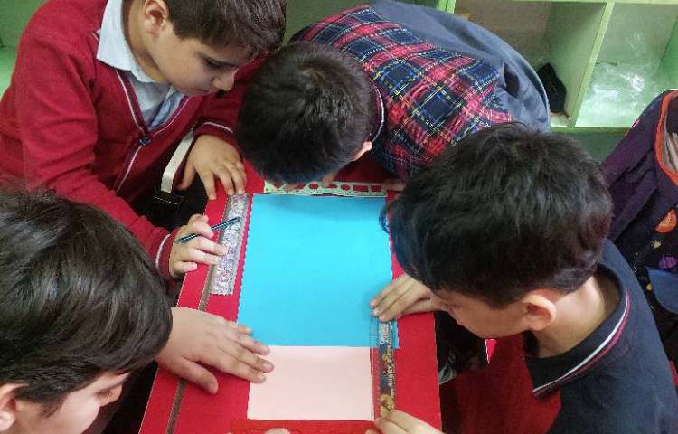 تدریس مفهوم محاسبه ی مساحت شکل های ترکیبی 2