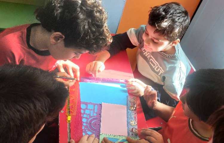 تدریس مفهوم محاسبه ی مساحت شکل های ترکیبی 3