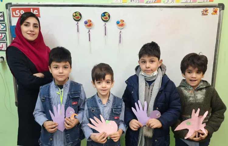 تدریس نشانه اُ، کاردستی اردک 1