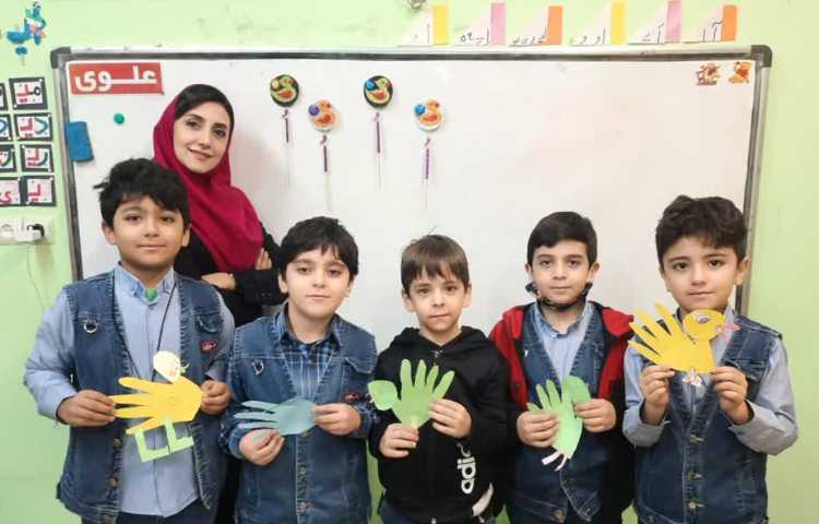 تدریس نشانه اُ، کاردستی اردک 2