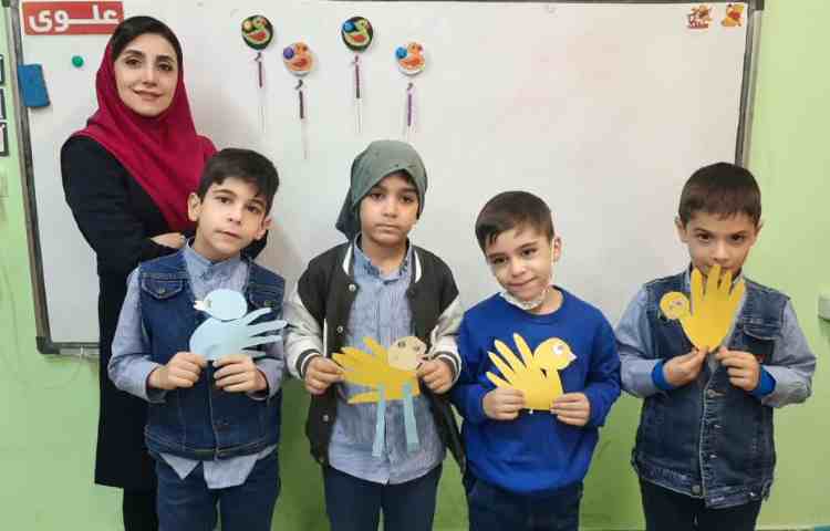 تدریس نشانه اُ، کاردستی اردک 4