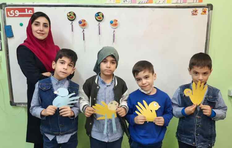 تدریس نشانه اُ، کاردستی اردک