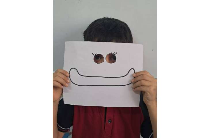 تدریس نشانه ت و تثبیت نقطه ها در بالای نشانه 7