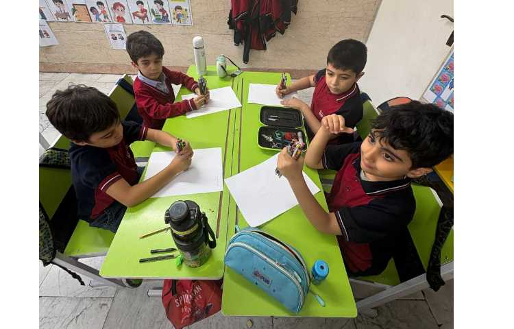 تدریس نشانه م با کد گذاری مداد 6