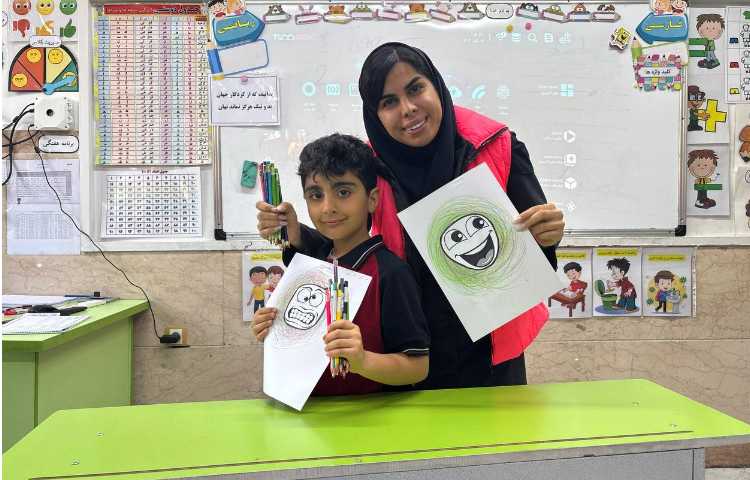 تدریس نشانه م با کد گذاری مداد