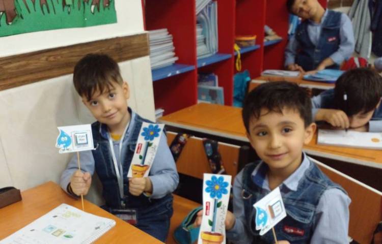 تدریس نشانه‌ی ب و جشن آب 2