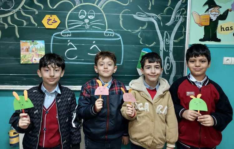 تدریس نشانه ی (خ)