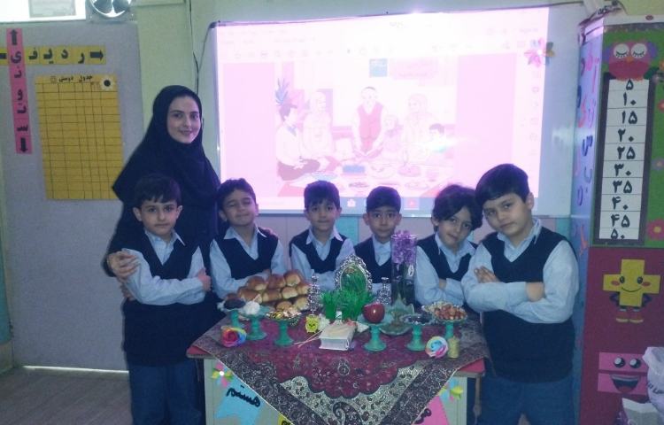 تدریس نگاره نوروز در پایه اول 1