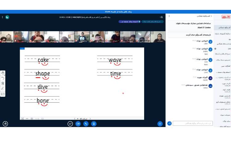 تدریس و تمرین بخش Phonics 1