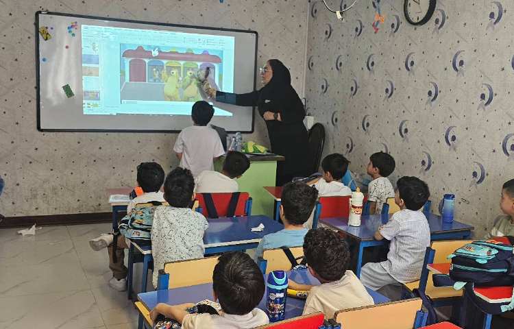 تدریس و تکرار و تمرین رنگ ها به همراه بازی 5