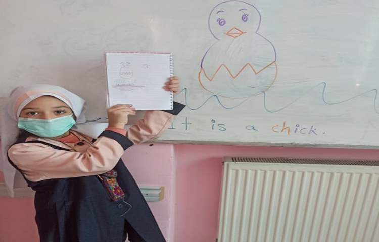 تدریس ch و نقاشی مربوط به آن تدریس شد. 4