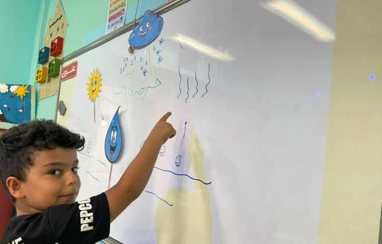 تدریس چرخه ی آب 3