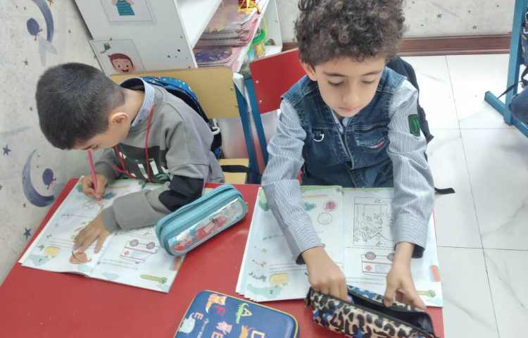 تدریس کتاب خوانداری صدای او در آخر کلمه 4