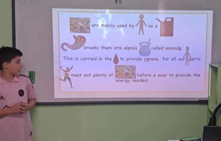 تدریس کربوهیدرات و بازی key words