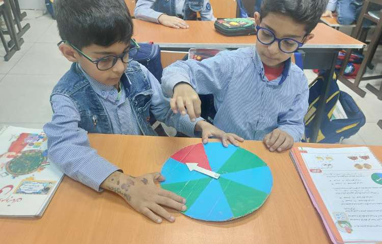 تدریس کسر و احتمال 3