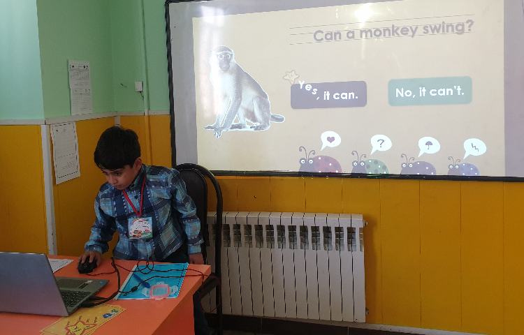 :تدریس گرامر can و can't، کلاس زمین 2