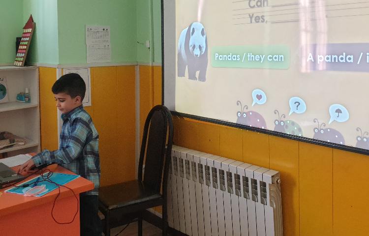 :تدریس گرامر can و can't، کلاس زمین 3